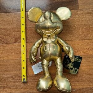 Disney, Mickey Mouse Gold Collection plush. 90 years of magic